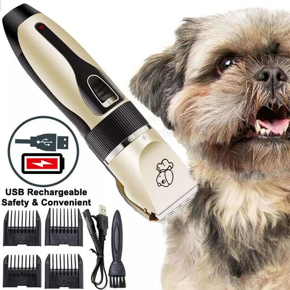 SET RASURADORA DE MASCOTAS PORTATIL CON ACCESORIOS